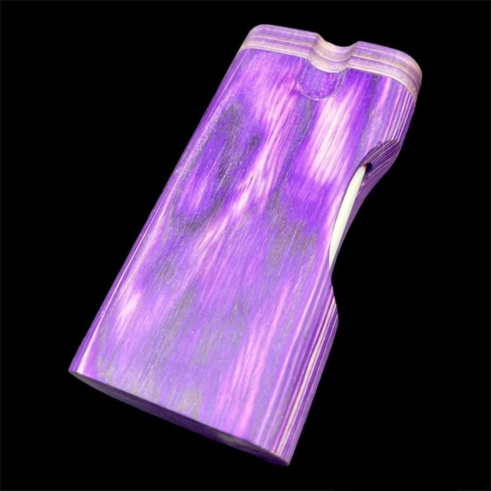 New Hand Crafted Purple Wooden Dugout 4”